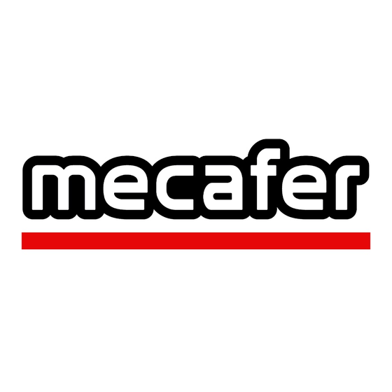 Mecafer 126016 Manuel Utilisateur