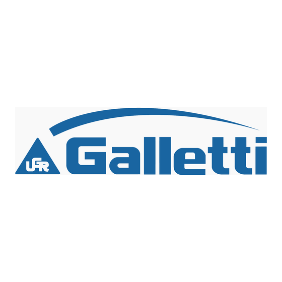 Galletti TD Serie Manuel D'instructions
