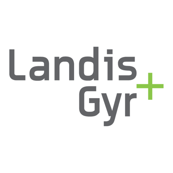 Landis+Gyr ZMD126.02 L18C4 Guide Utilisateur