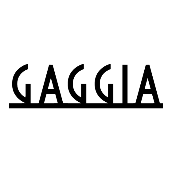 Gaggia PLATINUM SWING SUP 034NR Mode D'emploi