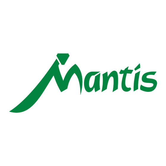 Mantis 811103 Mode D'emploi