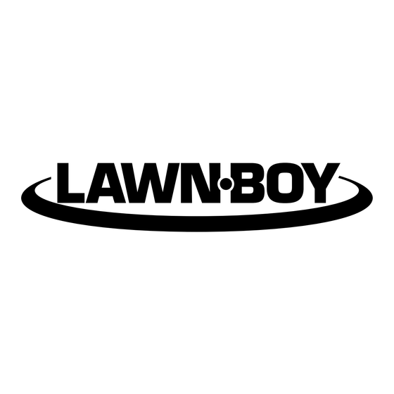 Lawn-Boy Silver Serie Mode D'emploi