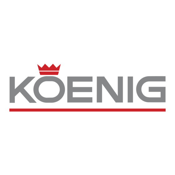 Koenig Steel Line Série Mode D'emploi