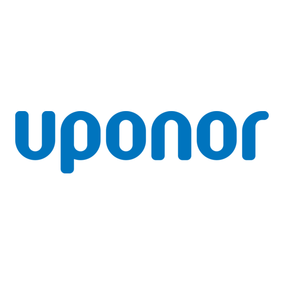 Uponor UP 110 Mode D'emploi