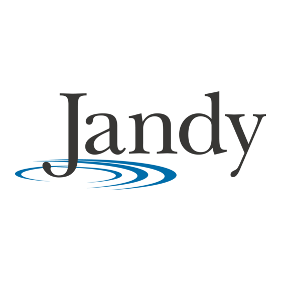 Jandy Pro Série Manuel D'installation Et Mode D'emploi
