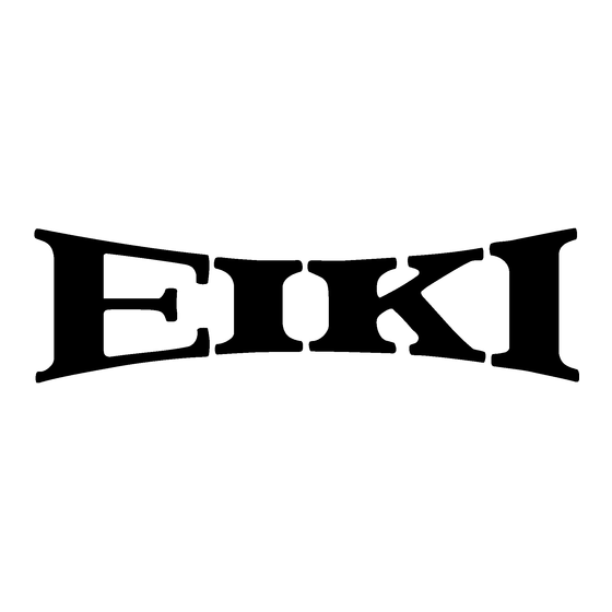 Eiki LC-XN200 Manuel De L'utilisateur