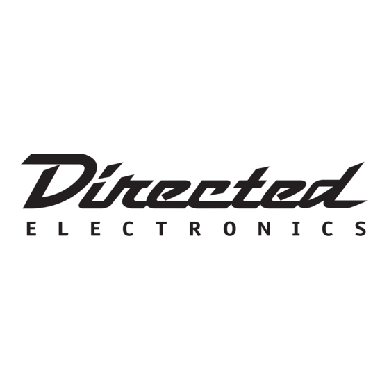 Directed Electronics AVITAL AviStart 3200 Livret D'instructions De L'utilisateur