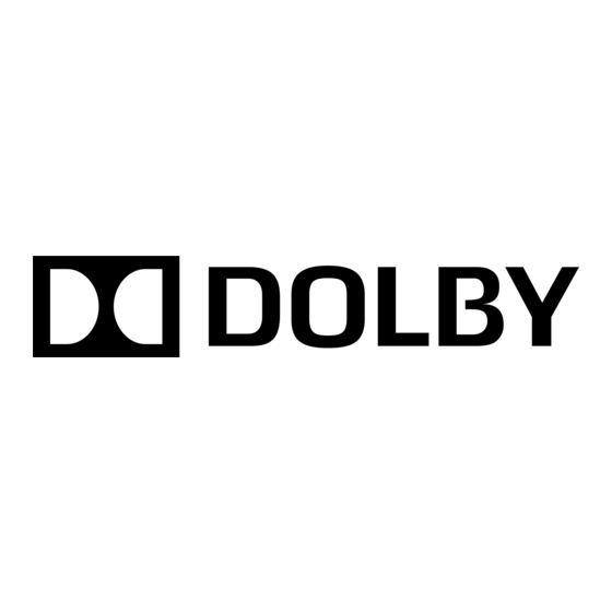 Dolby Laboratories AOL TV Guide D'utilisation Et D'installation