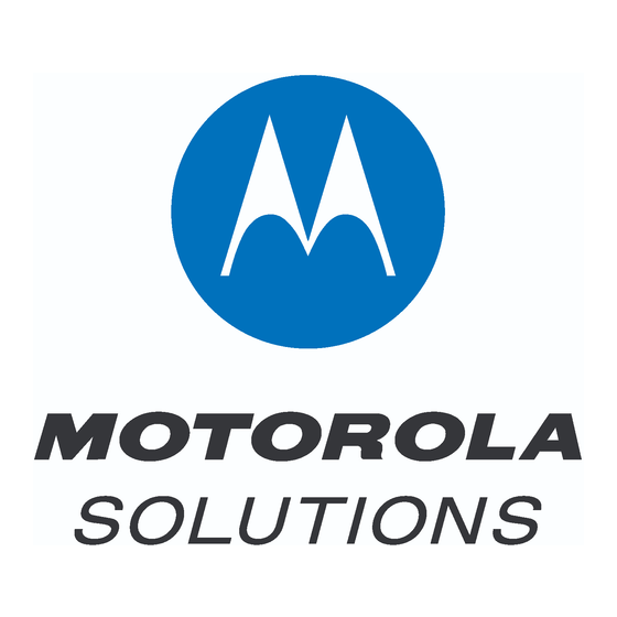 Motorola Solutions APX 2500 Guide D'utilisation