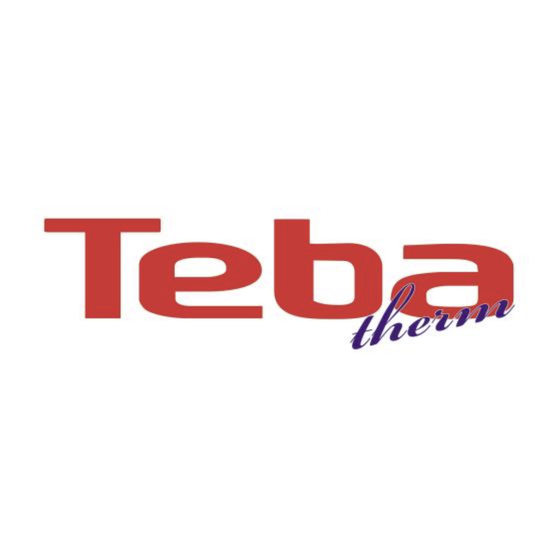 Teba therm TP-30 Manuel D'installation Et D'utilisation