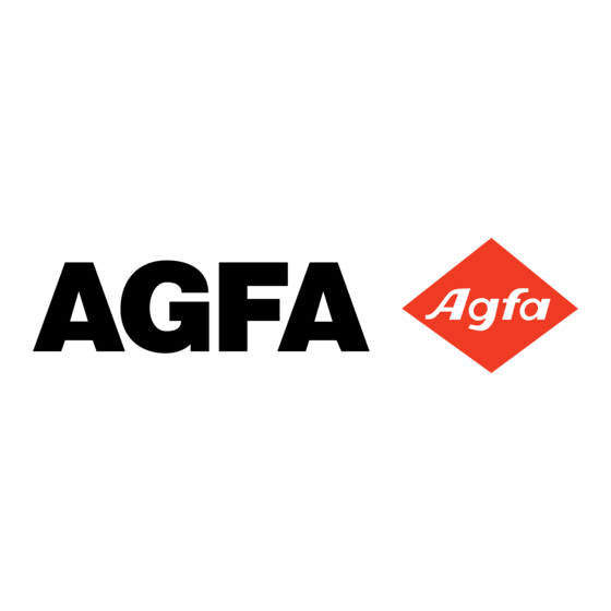 AGFA DX-G Manuel De L'utilisateur