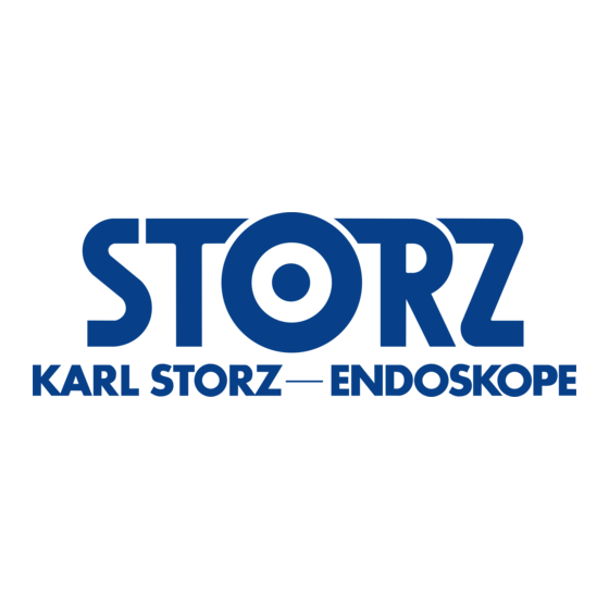 Karl Storz 27050J Manuel D'instructions