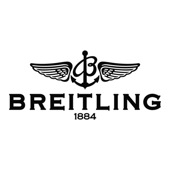 Breitling GALACTIC Serie Mode D'emploi