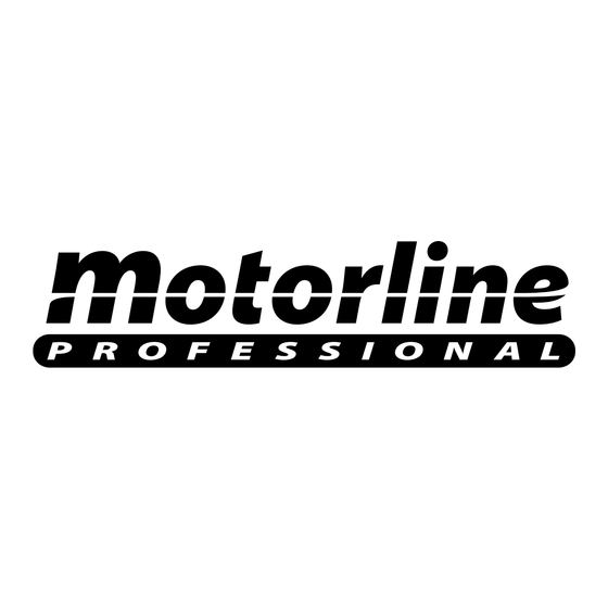 Motorline professional APOLO Manuel De L'utilisateur Et D'installation