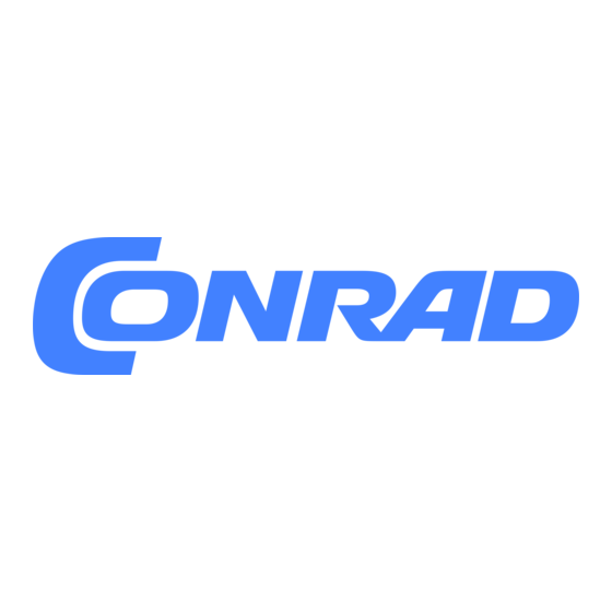 Conrad Electronic 75 13 76 Mode D'emploi