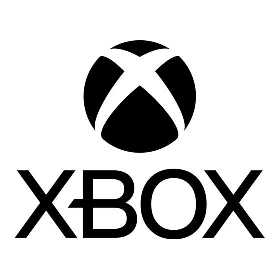 XBOX ONE Mode D'emploi