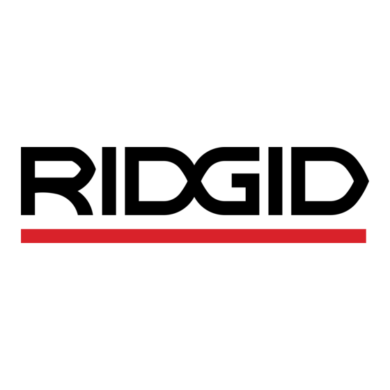 RIDGID 816 NPT Guide Rapide