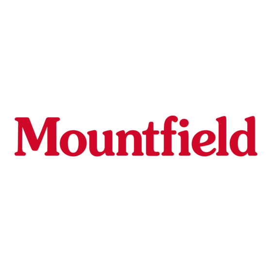 Mountfield AZURO 240 Notice De Montage Et D'utilisation