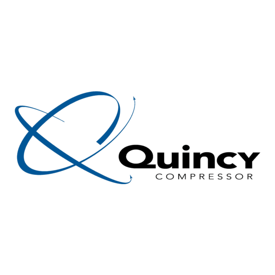 Quincy Compressor Q MAT 03 Instructions De Montage Et De Service
