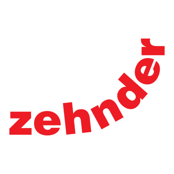 Zehnder ComfoCool Q600 Manuel De L'installateur