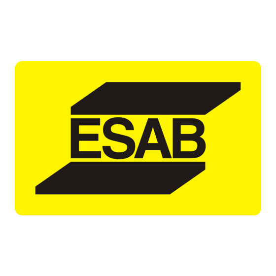 ESAB Caddy Tig 1500i Manuel D'instructions