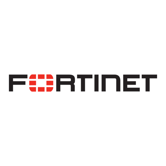 Fortinet FORTIGATE 50E Guide D'installation