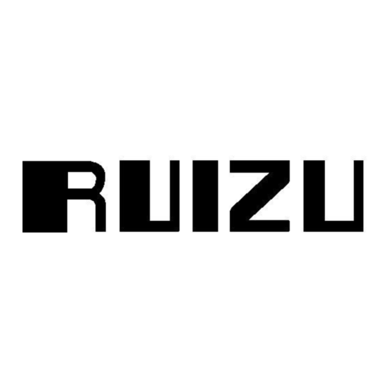 RUIZU X02 Mode D'emploi