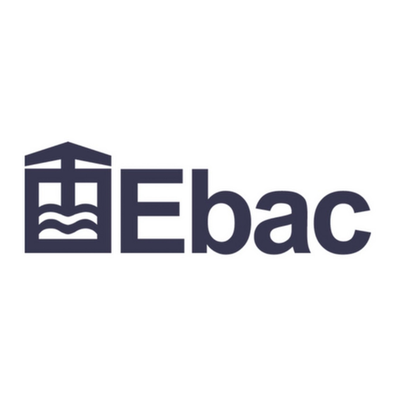 Ebac 2000 Série Mode D'emploi