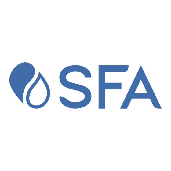 SFA Sanifloor+ 1 Notice D'installation
