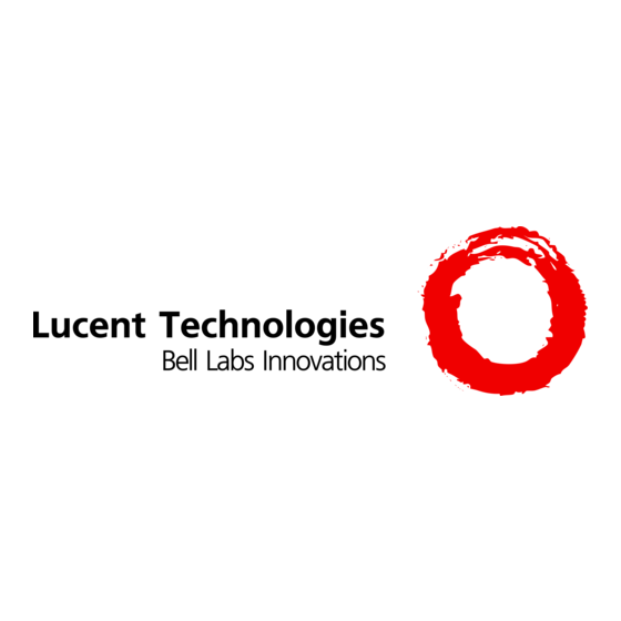 Lucent Technologies WT9001 Guide D'utilisation