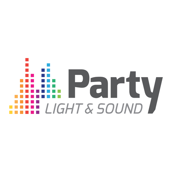 Party Light & Sound PARTY-DERBY6 Manuel D'utilisation