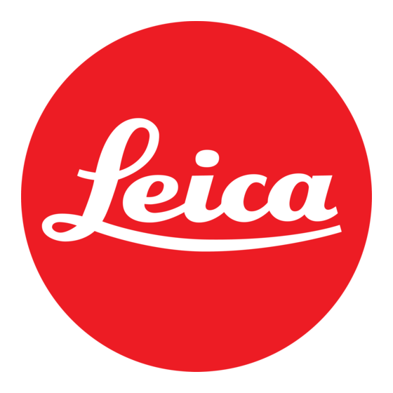 Leica S Série Mode D'emploi