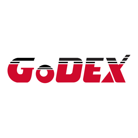 Godex EZ-2200 Manuel D'utilisation