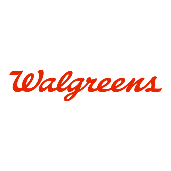 Walgreens GS 435 Mode D'emploi