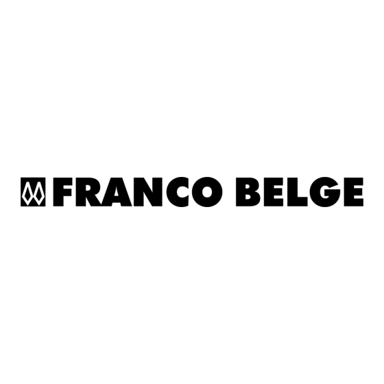 FRANCO BELGE IDRA 3000 Serie Notice De Référence