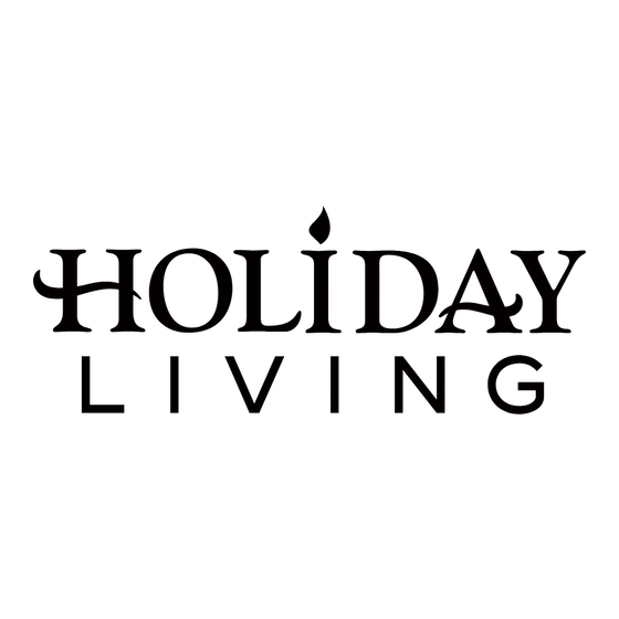 Holiday living LW21-ST09 Instructions