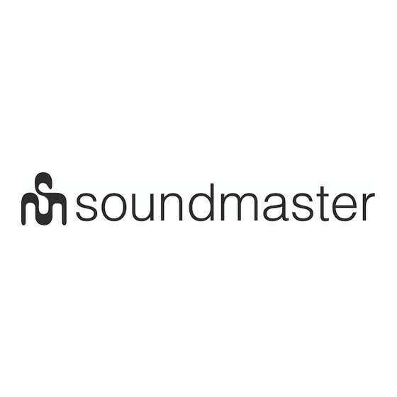 SOUNDMASTER SCD1800 Manuel D'instructions