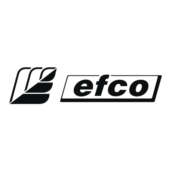 Efco SA 3000 Manuel D'utilisation Et D'entretien