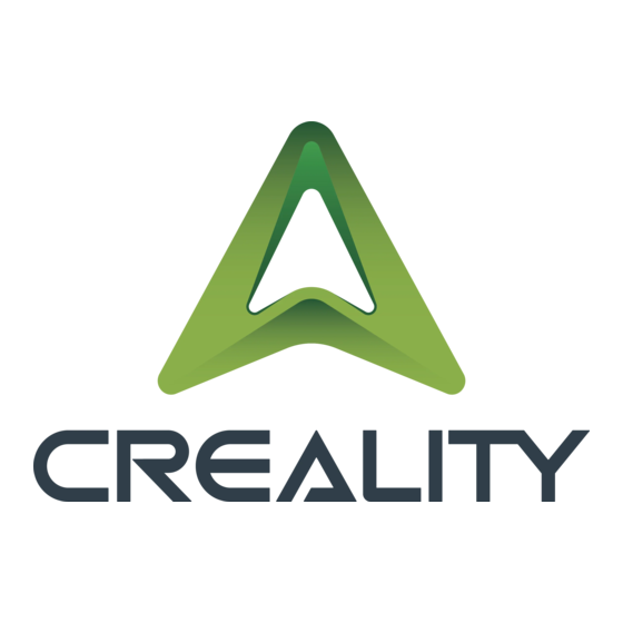 Creality CR-6 SE Mode D'emploi