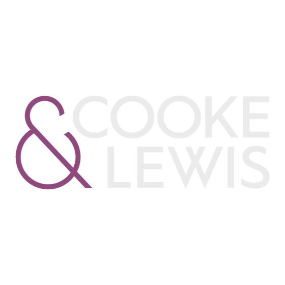 Cooke & Lewis 5059340154435 Mode D'emploi