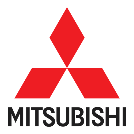 Mitsubishi P93W Mode D'emploi