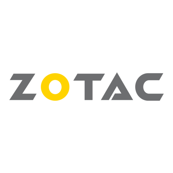 Zotac ZBOX MI660 Guide D'installation Rapide