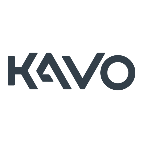 KaVo Primus 1058 S Mode D'emploi