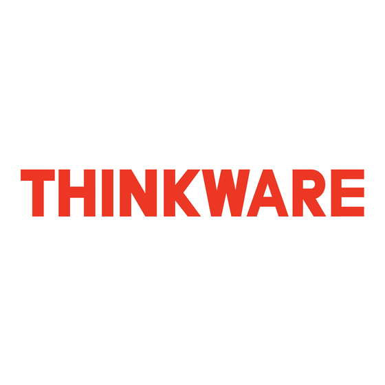 Thinkware X350 Manuel D'instruction