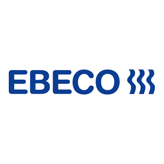 EBECO EB-Therm 800 Guide Rapide D'installation