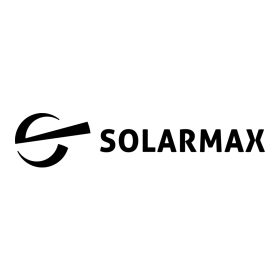 SolarMax MAX.STORAGE Ultimate Guide D'installation Rapide