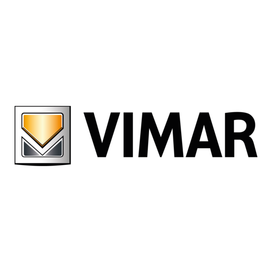 Vimar Elvox 8000 Série Notice Technique