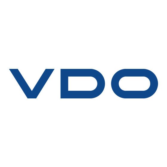 VDO DTCO 1381 Instructions De Service
