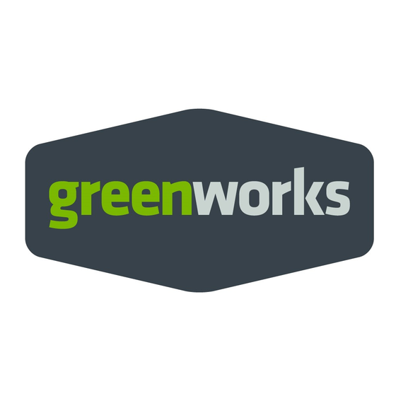 GreenWorks Optimow 10 Manuel Opérateur