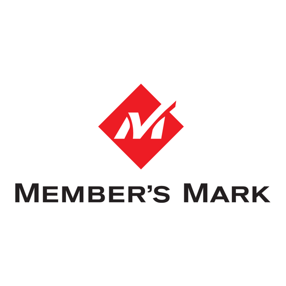 Member's Mark 720-0778A Consignes Pour L'assemblage Et L'utilisation